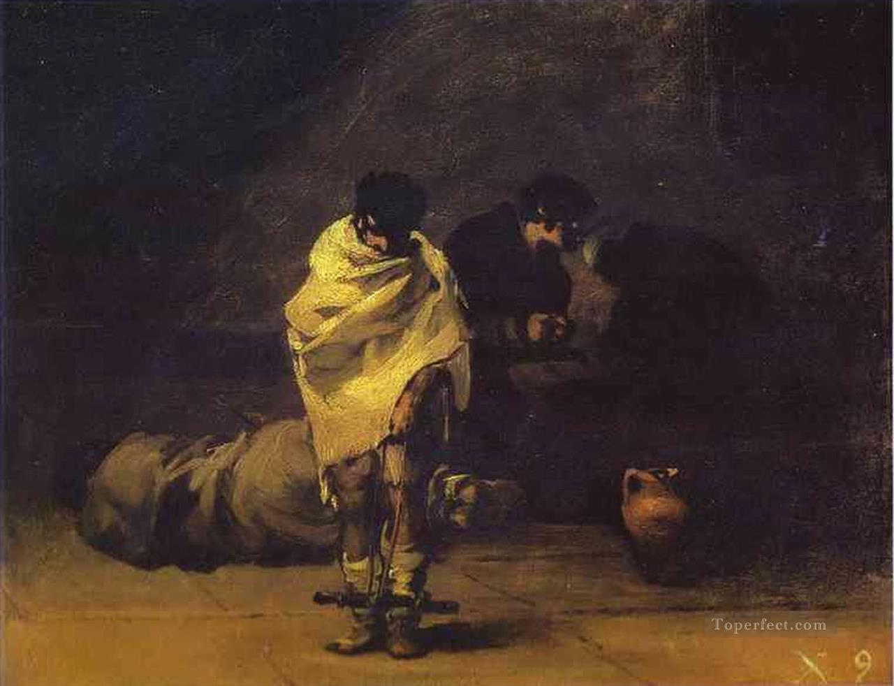 Escena carcelaria Francisco de Goya Pintura al óleo